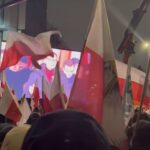 Protest Wolnych Polaków w Warszawie.